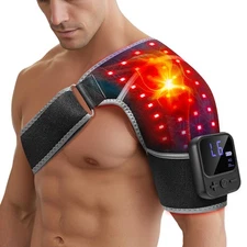 Cordless Red Light Therapy for Shoulder, Portable Near Infrared Light Therapy...