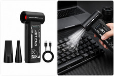 Portable High-Speed Jet Fan Air Duster USB-C Rechargeable Keyboard PC Car Cleane