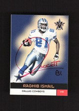 Raghib Ismail Autograph Signed 2000 Pacific Vanguard Cowboys
