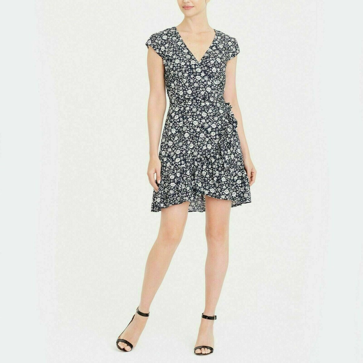 Mercantile Faux-Wrap Mini Dress In Blossom WOMENS SIZE