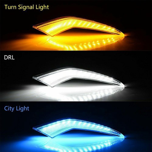 FOR Toyota Corolla L LE XLE 2020-2022 21 LED Bumper Fog Lights DRL Daytime Lamps - Picture 5 of 10