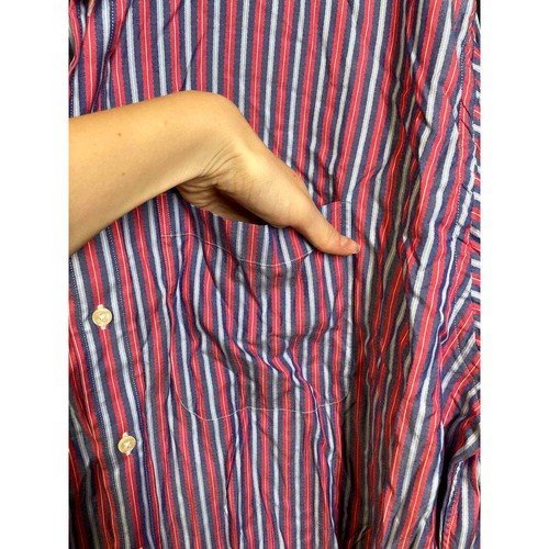 BULLOCK & JONES Stripe Long Sleeve Button Down Dress Shirt Big Men XXL - Picture 5 of 10