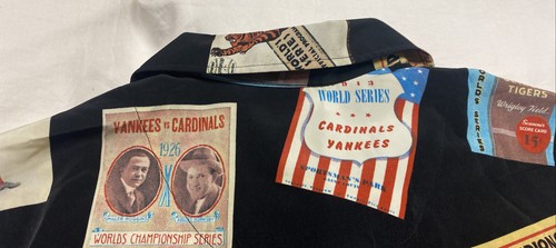 Vintage Polyester MLB Baseball World Series Hawaiian Shirt Sports Memorees Sz L - Picture 6 of 6