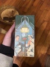Vintage AVON Green COLEMAN Lantern Shaped Empty Cologne Bottle Made In USA