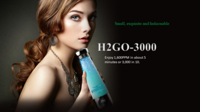 H2GO-3000S PREMIUM HYDROGEN WATER BOTTLE MOST HYDROGEN PHYSICS ALLOWS!
