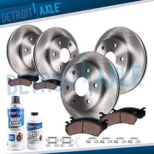 Front & Rear Brake Rotors + Ceramic Pads for 2005 2006-2012 Nissan Pathfinder V6