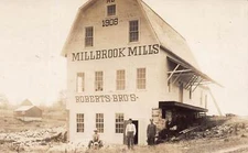 J86/ Millbrook Michigan RPPC Postcard c10 Millbrook Mills Roberts Brothers 189