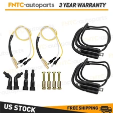 For Suzuki GS550 GS650 GS750 850 1000 1100 2Pcs Ignition Coils & Spark Plug Caps