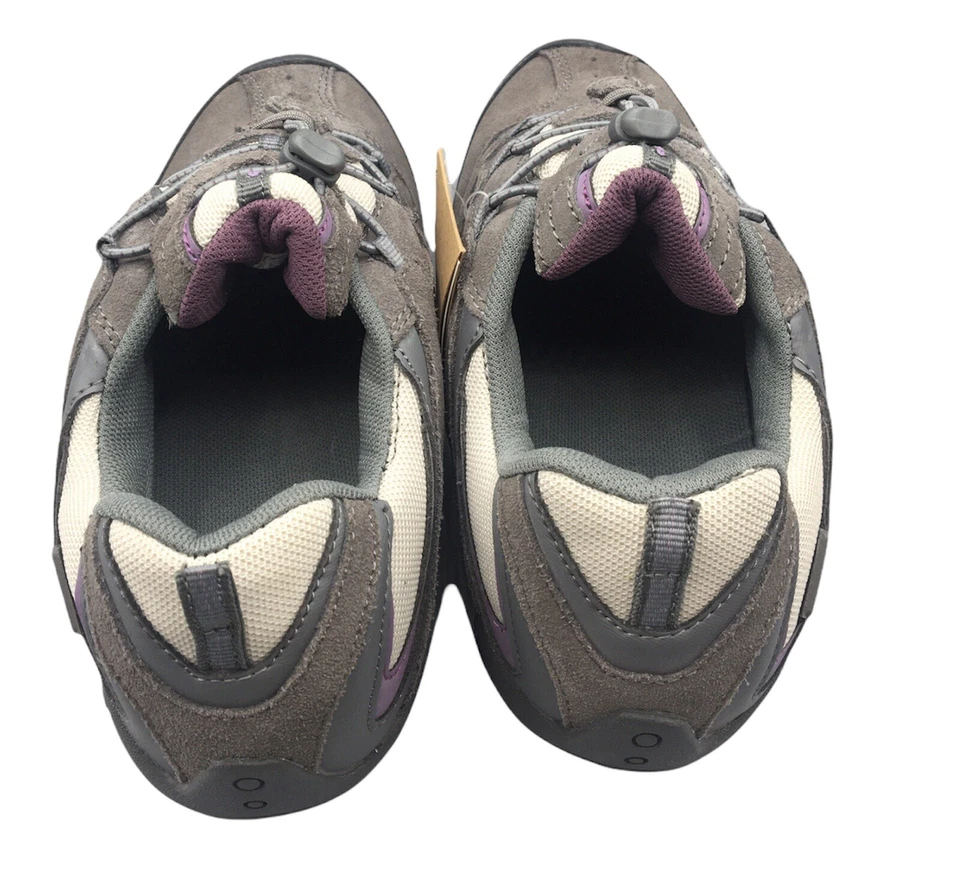 HI-TEC Low Rise Hiking Shoe Palo Alto EZ WP JR Hot Grey/ Clover Size 7 Boys - Image 4 of 4