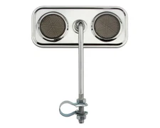 ALTALINE Bicycle Rectangle Mirror Chrome Black