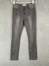 Kenneth Cole Reaction Womens Mid Rise Skinny Stretch Gray Jeans Size 2