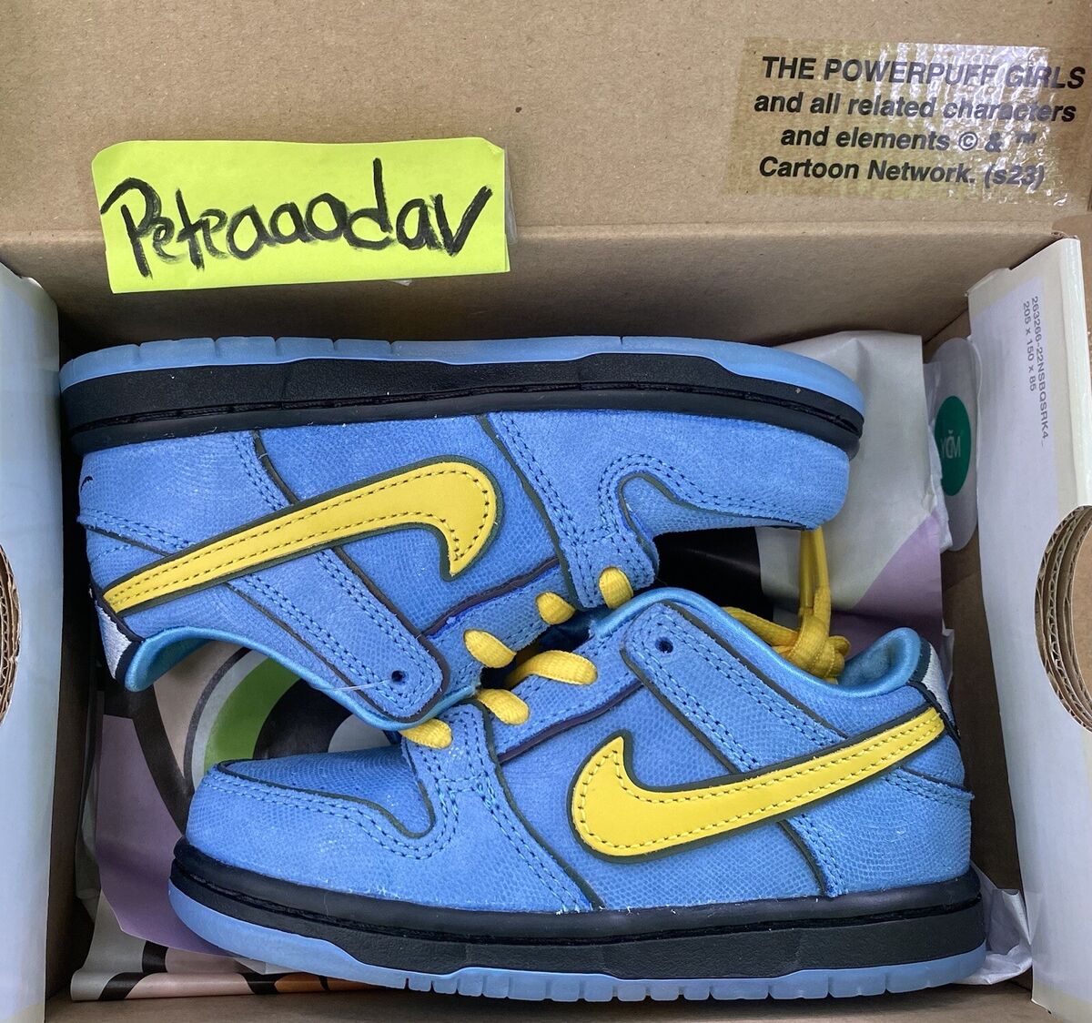 Nike SB Dunk Low Pro QS Powerpuff Girls Bubbles TD(Toddler Nike SB Dunk Low Pro QS Powerpuff Girls Bubbles TD(Toddler