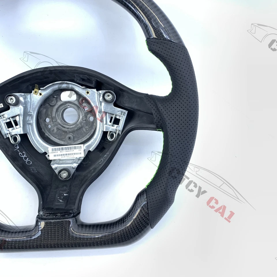 Volante de fibra de carbono personalizado para Volkswagen 1998-2004 MK4 Golf Foto 4 de 4