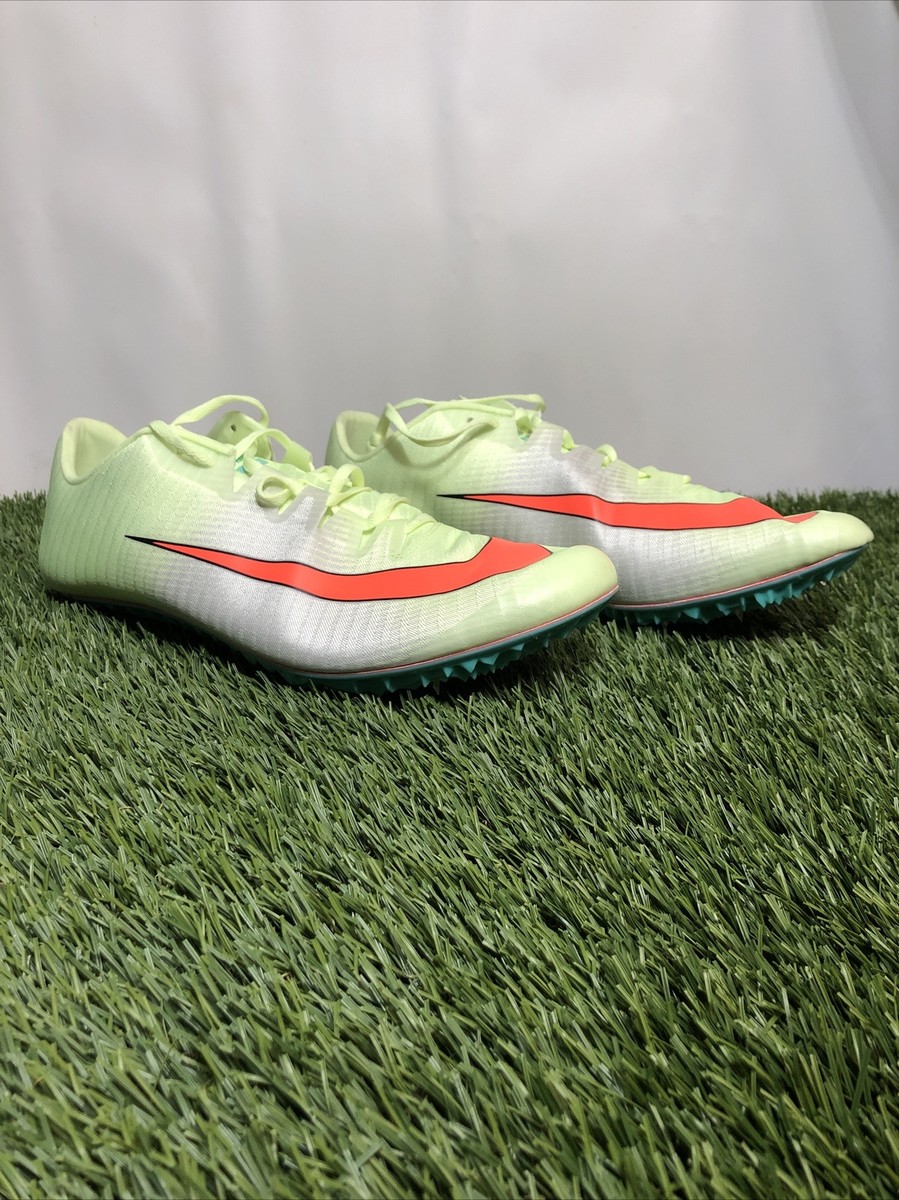 Nike Air Zoom Ja Fly 3 \'Barely Volt Hyper Orange\' Sprint‎ Spikes Mens 14 Nike Unisex Zoom Ja Fly 3 Barely Volt/Hyper Orange-Dynamic  main image 3