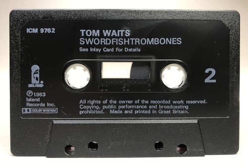 Tom Waits SWORDFISHTROMBONES Cassette ICM9762 **NEAR MINT CONDITION** 1983 - Picture 7 of 9