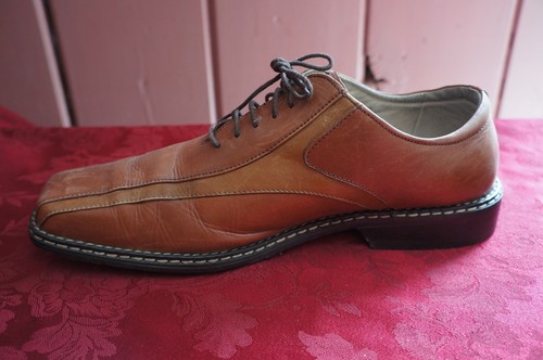 MEN'S STACY ADAMS SQUARE TOE SHOES SIZE: 14 M - Picture 3 of 5