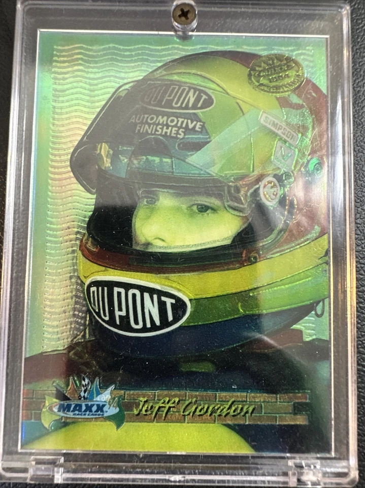 1994 Maxx Medallion Racing #56-75 Clear Plastic Limited Issue Insert Cards - Image 2 of 4