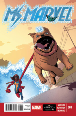 Ms. Marvel (2014) #   8 (7.0-FVF) Lockjaw 2014