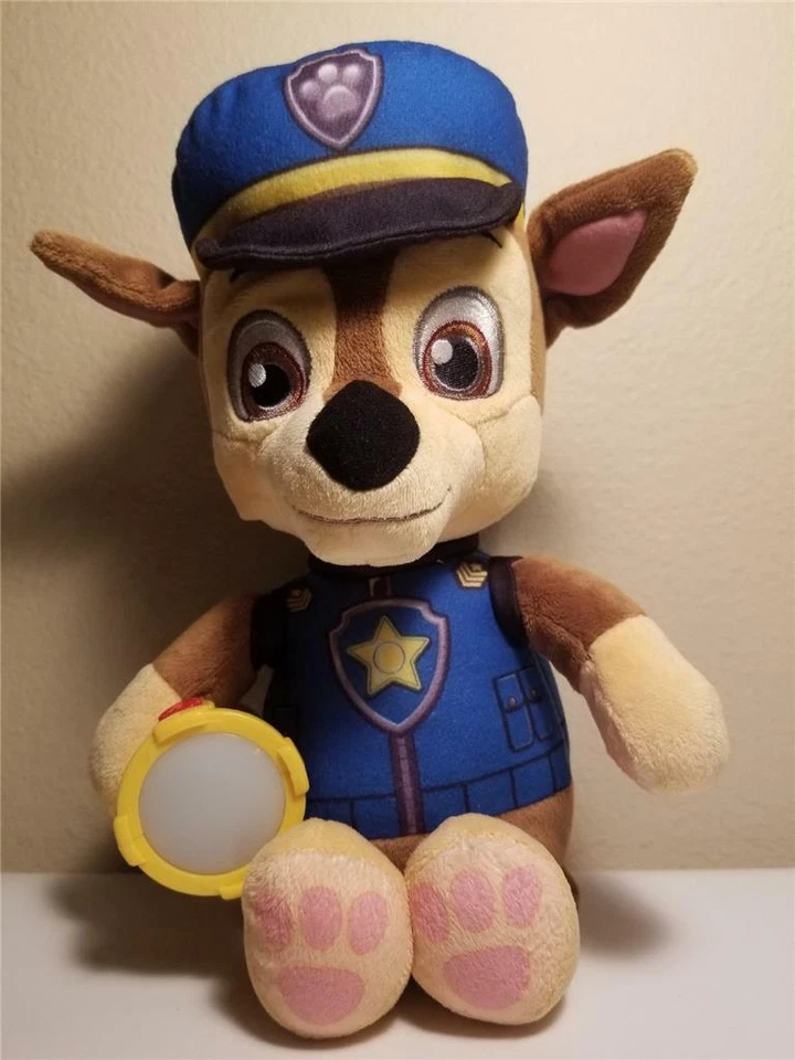 Paw Patrol Chase Snuggle Up Pup Musical Lullaby Light Up Puppy Dog Plush Toy 13" - Image 4 of 4