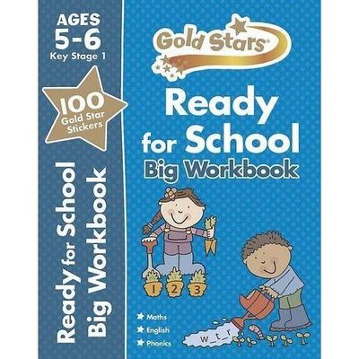 Goldstars Ready for School großes Arbeitsbuch Alter 5-6 (Gold Stars Ks1 Stoßstangen) - Gold