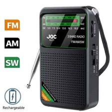 Portable Radio AM / FM /SW Pocket Radio with Rechargeable Battery Good Reception