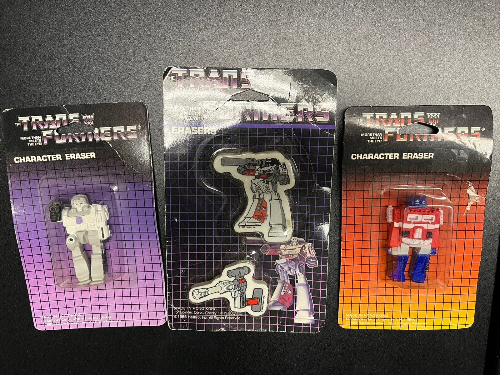 Vintage Transformer Erasers - Sealed - Free Shipping Except For DAS Zip Codes