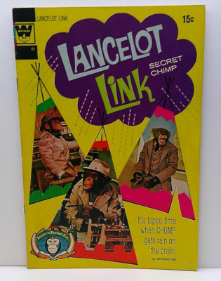 LANCELOT LINK SECRET CHIMP #6 1972 A WHITMAN COMIC BOOK MIKE SEKOWSKY ART