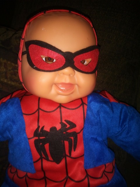spiderman baby doll