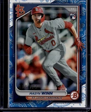 2024 Bowman Masyn Winn Blue Pattern Bandana Rookie 115/125