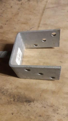 Balkenfuss 91mm Pfostenträger Balkenfuss verzinkt mit stabiler 20mm Dolle - Bild 5 von 7