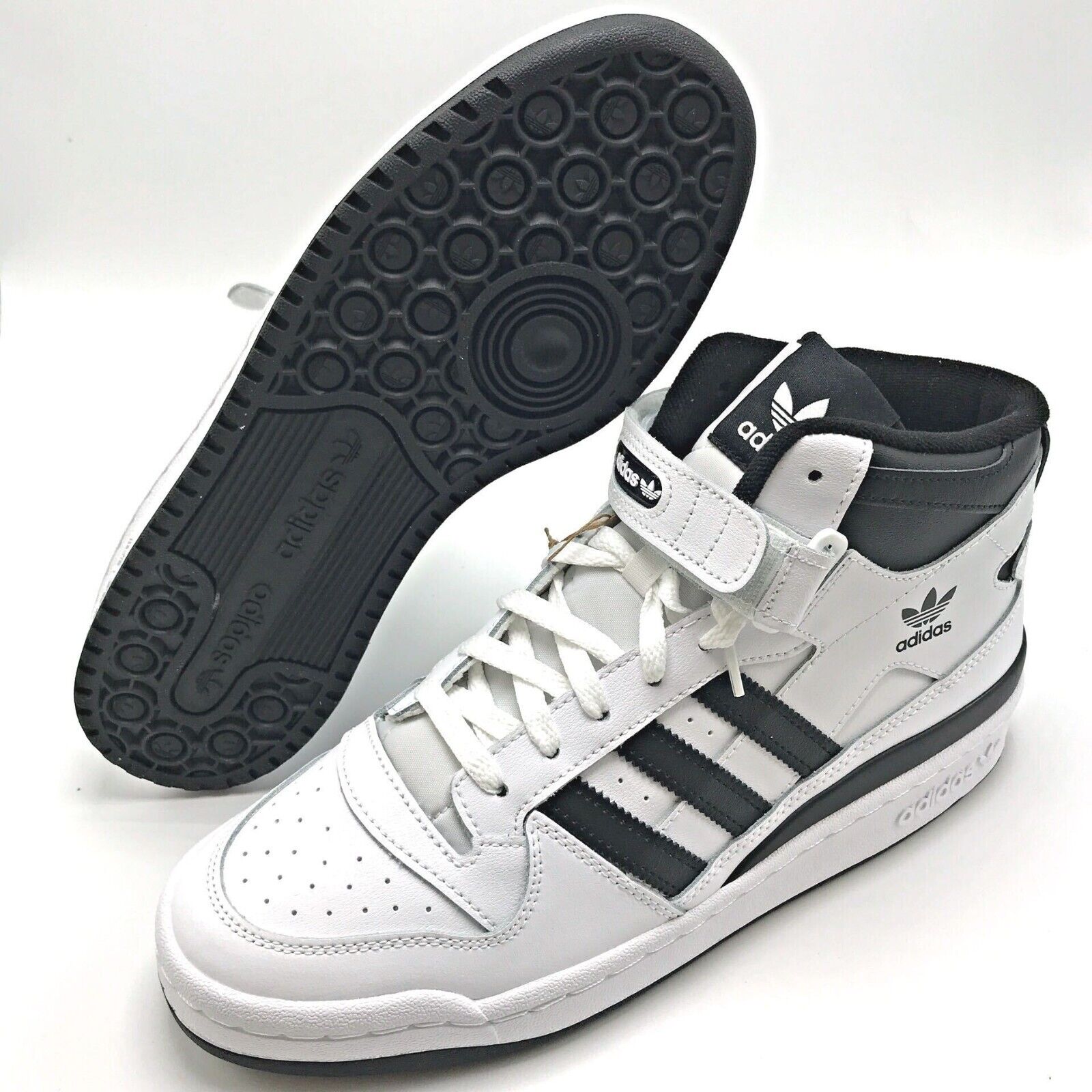ADIDAS ORIGINALS Forum Mid White Black FY7939 Men's shoes sz 9-11 | eBay