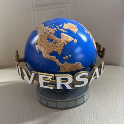 USJ Globe Empty Cookie Tin Souvenir Container Universal Studios Japan