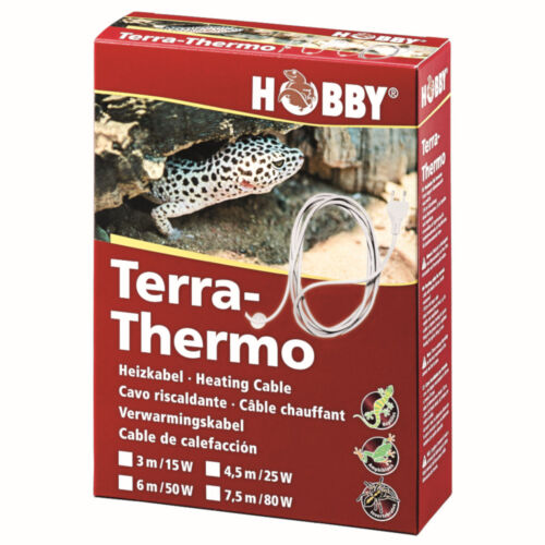 Hobby Heizkabel Terra-Thermo 6 m - 50W Terrarium Heizung Terrarienheizung - Imagen 1 de 4