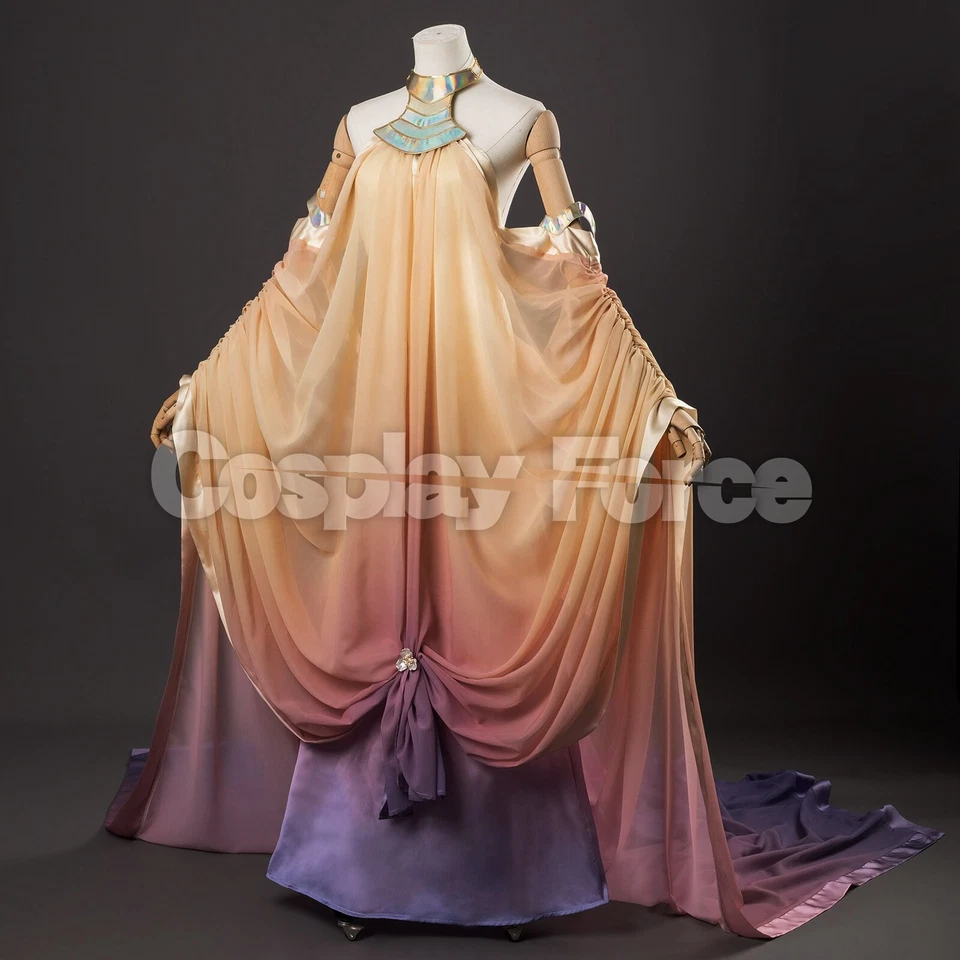 El Imperio Contraataca Padme Amidala Disfraz Juegos con disfraces Mujer Vestido para Juego de Rol Foto 2 de 4