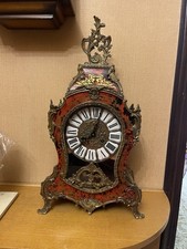 Antico orologio Napoleone III  pendola da tavolo in stile Boulle