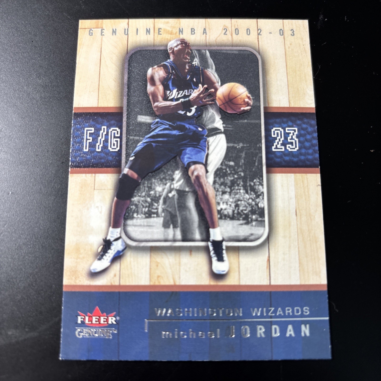 Michael Jordan 2002-03 Fleer Genuine #23 Washington Wizards Bulls