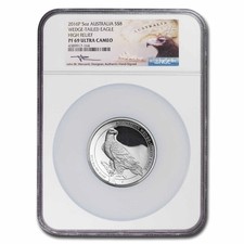 2016 P Australia $8 5 oz Silver Wedge Tailed Mercanti Rev PF 70 NGC MINT BOX