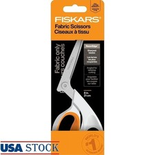 Ergonomic Fabric Shears RazorEdge Precision Cutting Stainless Steel Scissors New