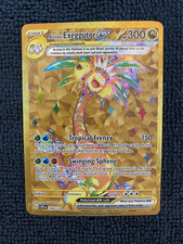 Carta Pokemon Alolan Exeggutor ex 248/191 Oro Iper Rara Scintille Urgenti SV08 Nuova con etichette