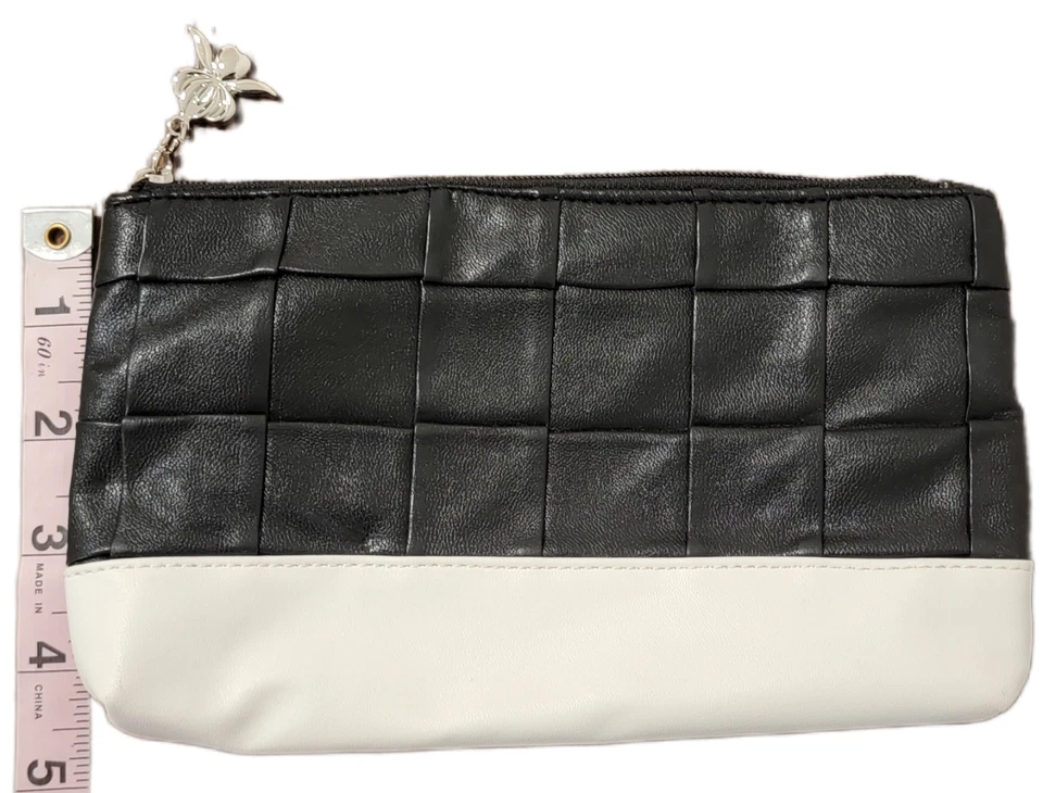 Sisley 黑白化妆品配件旅行化妆包手拿包 — 第 4/4 张图片