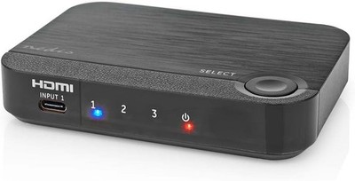 USB-C auf HDMI Adapter 2 Eingänge 1 Ausgang 4K 60Hz HDMI Splitter für PC Laptop