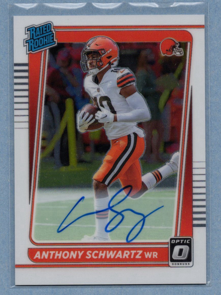 2021 Panini DonRuss Optic - Anthony Schwartz #231 Rated Rookie Auto /150