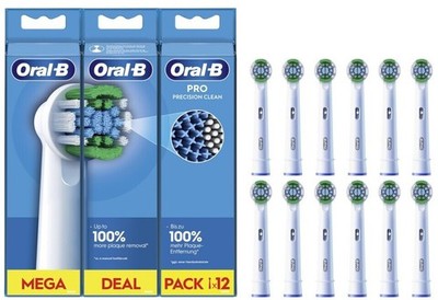 Oral-B Pro Precision Clean Aufsteckbürsten Replacement Toothbrush (3 x 4 pcs)