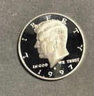 1997 S Kennedy Half Dollar Silver PROOF 0.900 90% Silver Coin