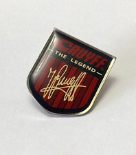 Vintage Johan Cruyff The Legend Acrylic Pin Signature Barcelona Coach