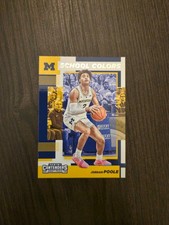 2019-20 Panini Contenders Draft Picks - School Colors Jordan Poole #17 (RC)