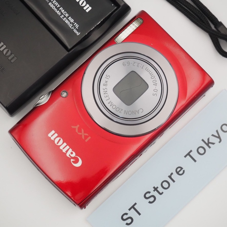 MINT] Canon IXY 160 IXUS 165 20.0 MP 8x Zoom Digital Camera RED