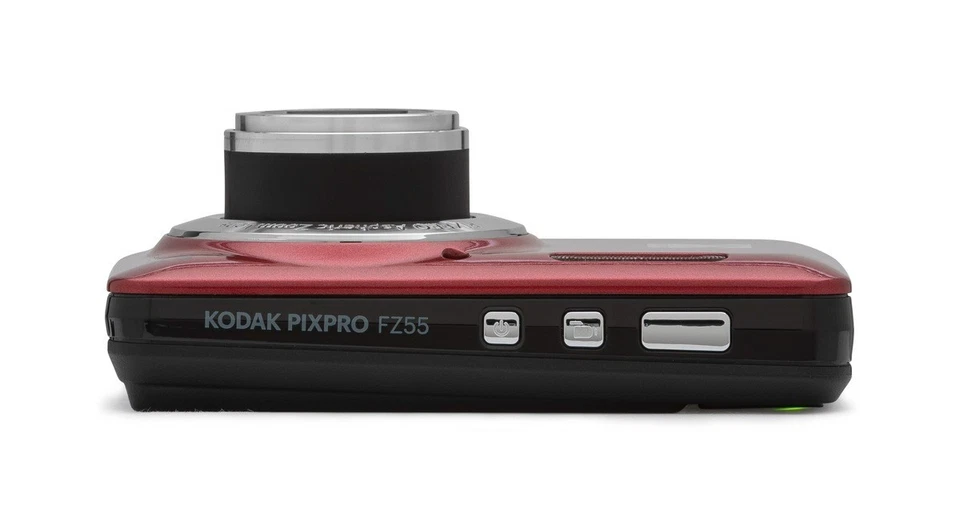 Kodak FZ55 Kompaktkamera PIXPRO rot, 5facher optischer Zoom, 28mm Weitwinkel NEU - Bild 4 von 4