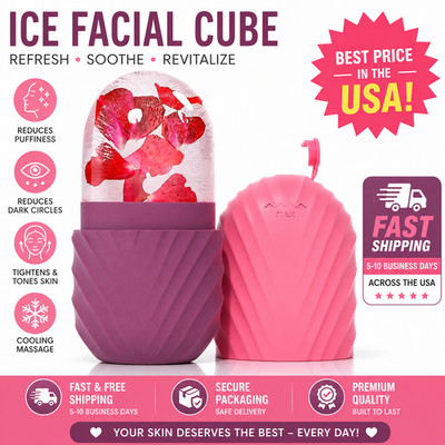 Lavande Reusable Silicone Ice Roller Face Eyes Puffiness Reducer Face Massage US