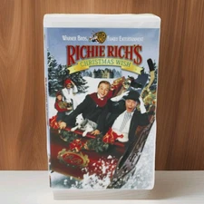 Richie Rich’s Christmas Wish VHS 1998 Clamshell David Gallagher Tested Good